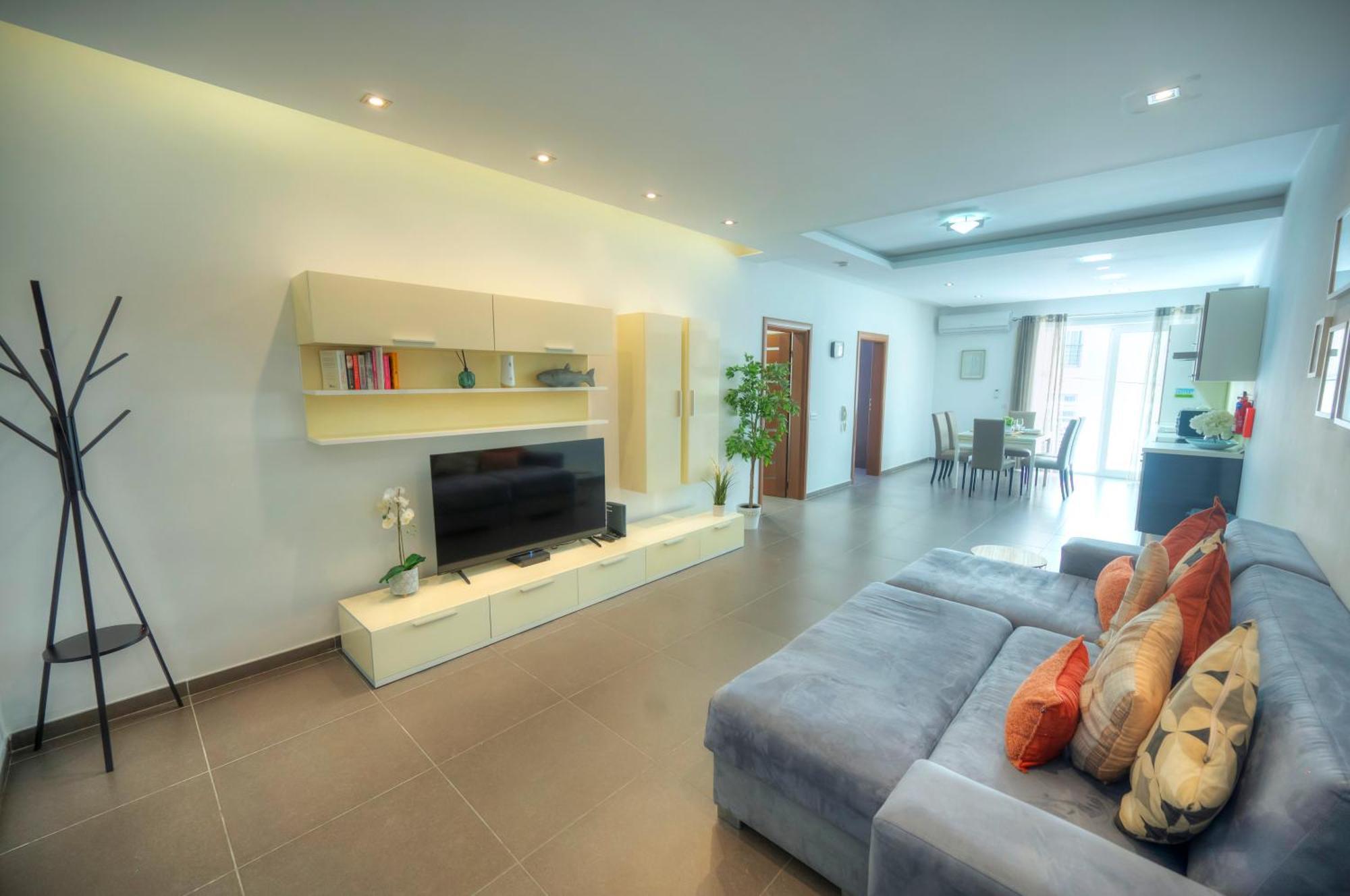 Bright & Large 2Bedrooms In Sliema Center Mpor1-1 Kültér fotó